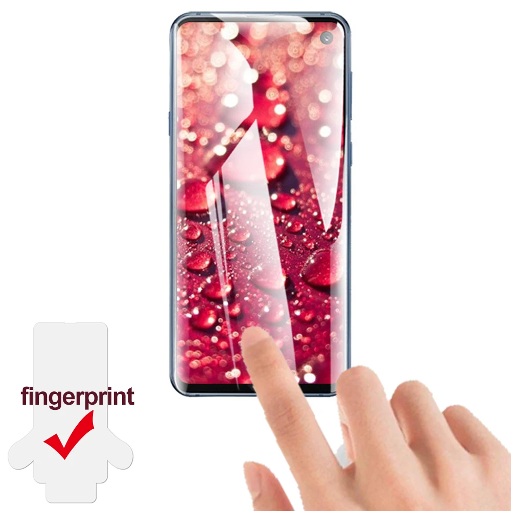 Для Samsung Galaxy S10 Plus S10E Защитная пленка для экрана полностью нано-гидрогель E plus Finger