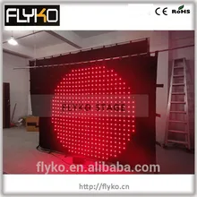 Оптовые зажигалки огнеупорный трехцветный светодиодный светильник светодиодный видео тканевый занавес