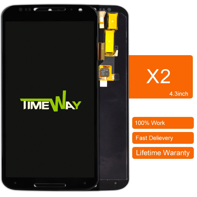 

DHl 10pcs 100% tested For Motorola for MOTO X+1 X2 X 2nd Gen XT1092 XT1095 XT1097 XT1096 LCD display Touch Screen Assembly