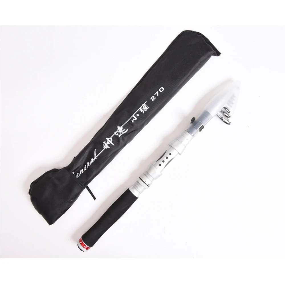 LEO Carbon mini sea rod ultra short metal guide ring anti-collision cushion Fishing Tackle Telescopic Fishing rod
