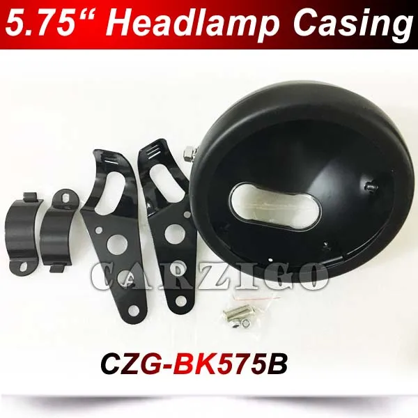 Czg-bk575b черный цвет 5.75 &quotфара корпус для дюймов круглые светодиодные фары 5 3/4&quot