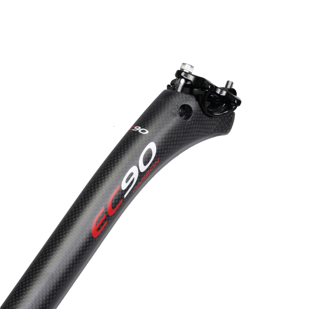 EC90 углерода подседельный штырь 25,4 мм велосипед трубки 3 К углеродного волокна Дорога MTB велосипеда SeatPosts