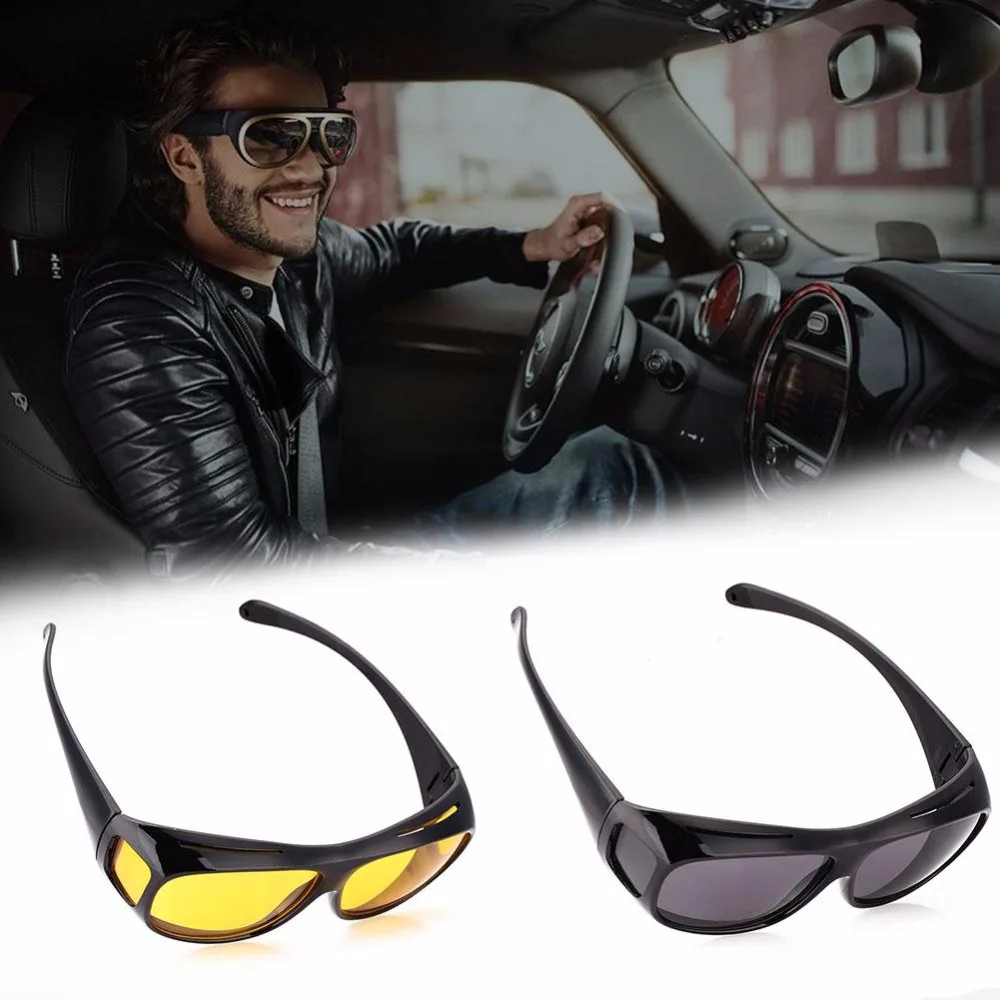 Men Women Sunglasses Unisex HD Vision Yellow Polarized Sunglasses Night Vision Goggles Car Driving Glasses Eyewear UV Protection Men Women Sunglasses Unisex HD Vision Yellow Polarized Sunglasses Night Vision Goggles Car Driving Glasses Eyewear UV Protection