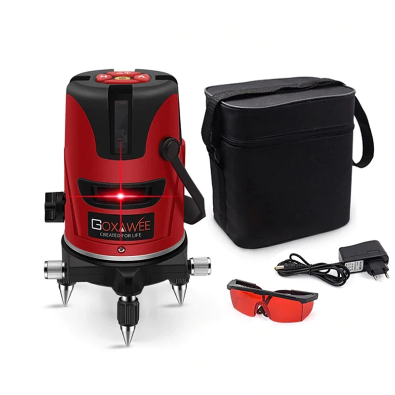 preço Nível do laser Linha de Laser de 360 Graus Rotary 5 6 Pontos Modo Vertical Horizontal 3D Nível Do Laser de Nivelamento Com Ao Ar Livre