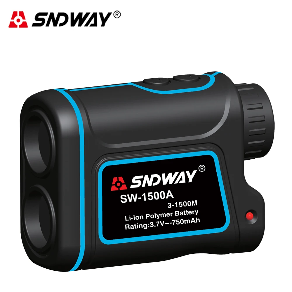 

SNDWAY laser rangefinder monocular telescope laser distance meter 1500m hunting Golf trena measure speed-Height-angle Finder