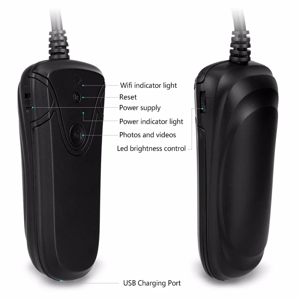Lerbyee Wifi беспроводной Эндоскоп HD 1080P Инспекционная камера водонепроницаемый