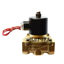 G" DN25 с подкладкой электромагнитный клапан, DC24V нормально закрытый латунный Соленоидный клапан