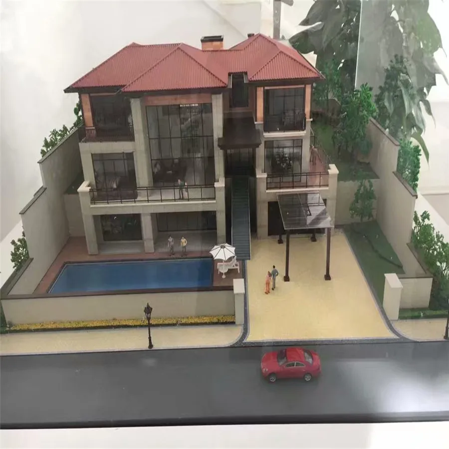 architecture model high quality model color figure09