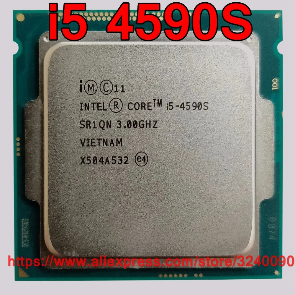 

Original Intel CPU CORE i5-4590S Processor 3.00GHz 6M Quad-Core i5 4590S Socket 1150 free shipping speedy ship out