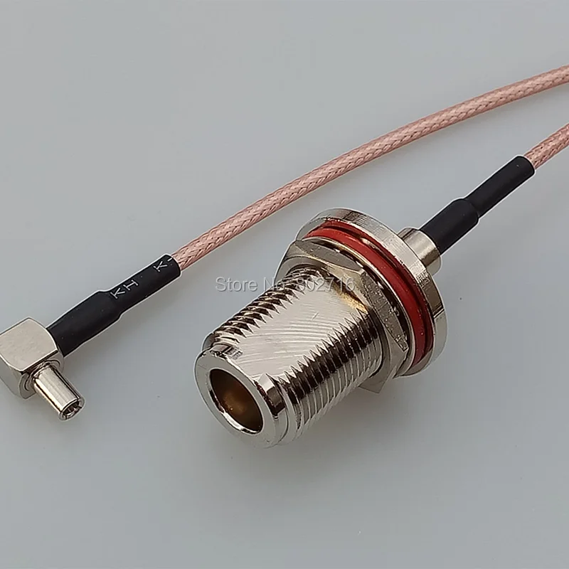 10 шт./лот N гнездовой разъем для TS9 Штекерный прямоугольный RG316 РЧ коаксиальный
