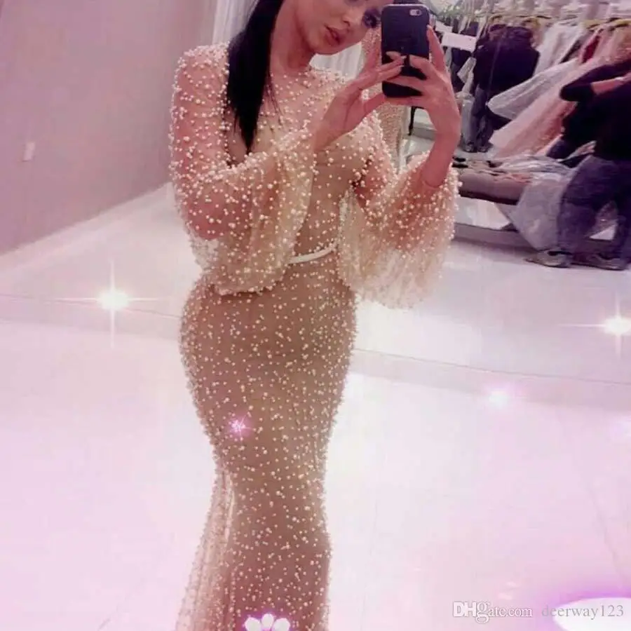 real-pictures-luxury-heavy-pearls-prom-dress