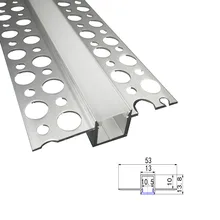 2 м архитектурный потолок из гипсовой Штукатурки стены алюминиевый светодиодный профиль Trimless Гипсокартон Профиль для 10 мм светодиодные ленты SDW062