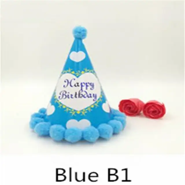 Baby Boy First Birthday Party Cap Decoration Birthday Cap