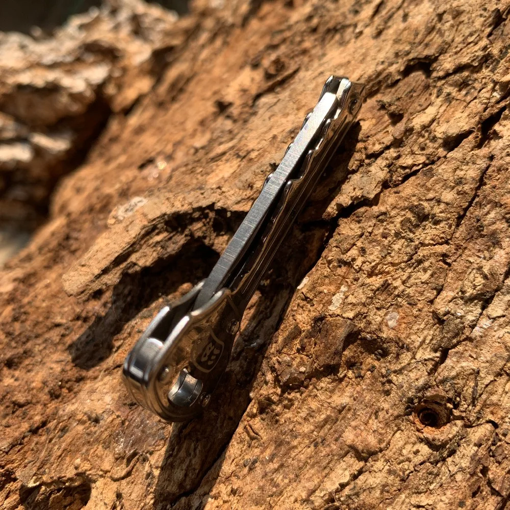 Sanrenmu 4113 мини-нож в виде ключа Многофункциональный Складной Нож EDC брелок/кольцо открытый инструмент для кемпинга открывалка для бутылок