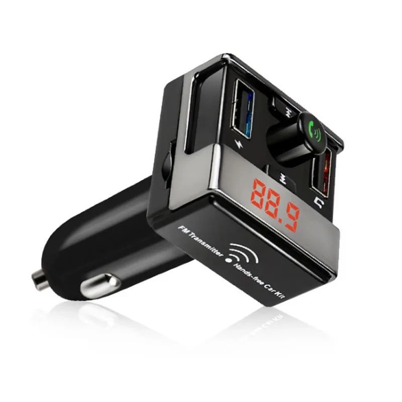 Car Bluetooth Kit MP3 Player FM Transmitters Wireless Radio Adapter Dual USB Charger Hnadsfree
