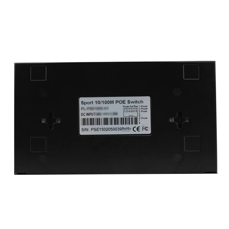 HY 10/100 Мбит/с rj45 коммутатор poe 802.3af 4 порта питания 15 5 Вт для ip камер nvr телефон wifi
