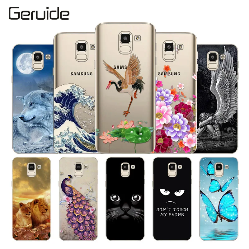 

Geruide Skin For Samsung Galaxy J5 J6 J8 2018 EU Version Case, Soft Silicon TPU Cover Case For Samsung j4 j6 j8 2018 Phone Cases