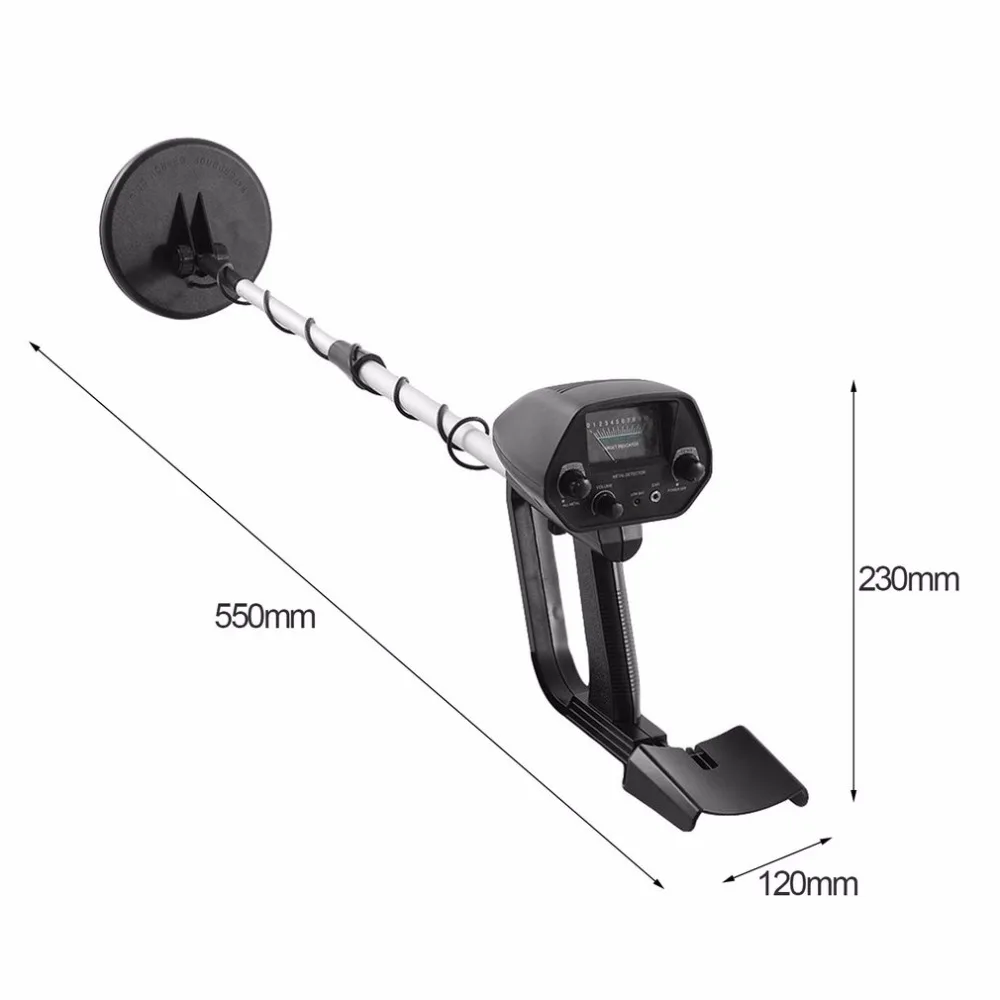 MD4030 Портативный Легкий подземный металлоискатель Длина Регулируемая золото сокровище металлический искатель Охотник под мелкой водой