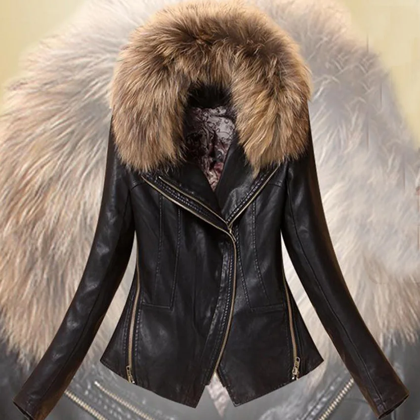 Куртка кожаная River Island, цвет: черный, RI004EWGKA12 - купить в интернет-мага