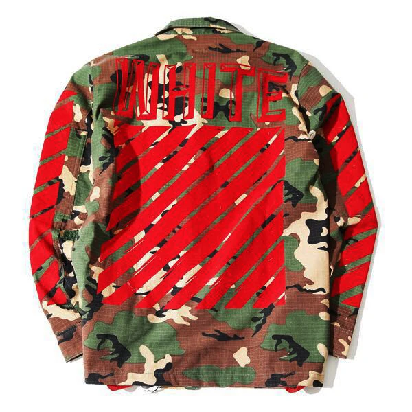 øretelefon Lederen Arne off white camo jacket red