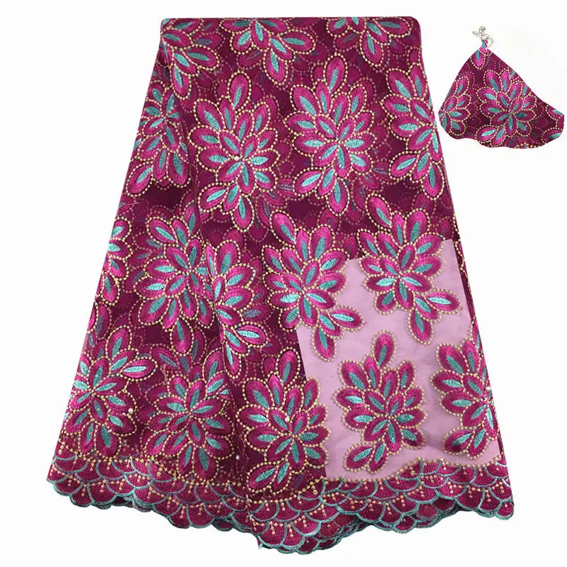 

Beaded Lace Applique Embroidered Dress 069 African Lace Fabric 2019 High Quality Lace Nigeria Lace Fuchsial Material