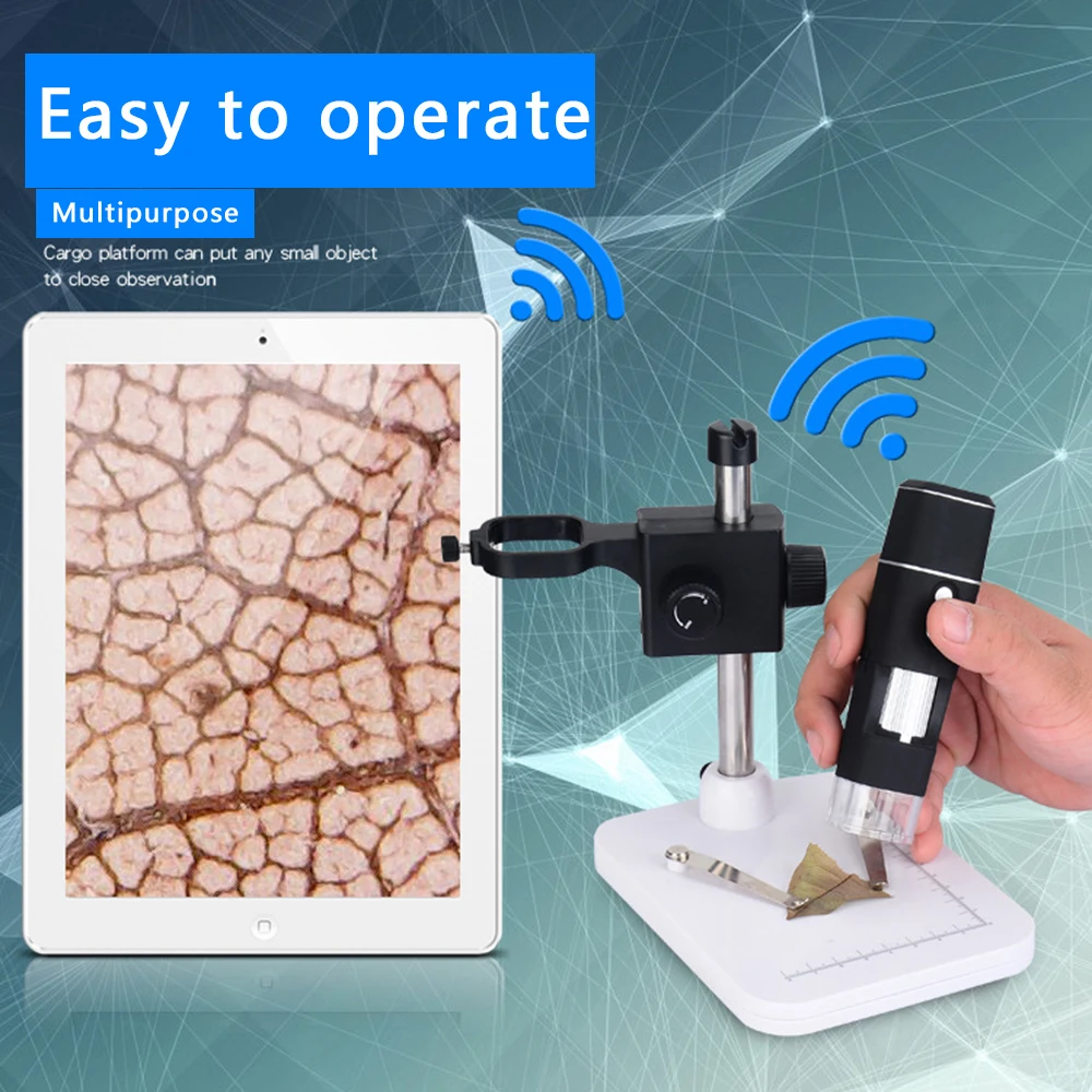 

NEW 1000X 4.3" LED LCD Display Portable Digital Microscope Magnifier with Holder for Circuit Board Repair Soldering Tool