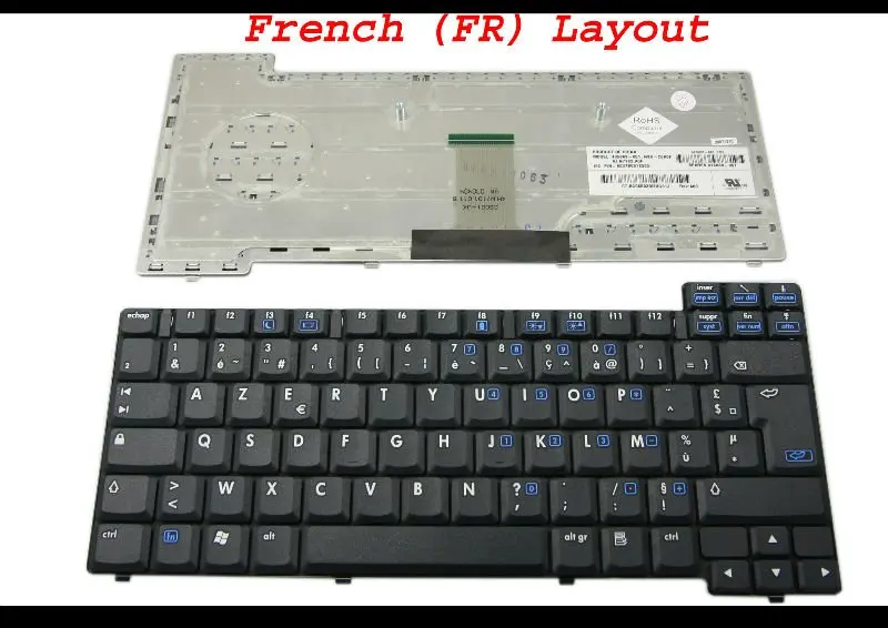 New AZERTY notebook Laptop keyboard for HP Compaq nc6110 nc6120 nx6110