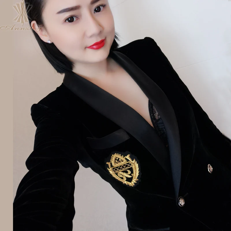 Annzley Real Silk Velvet Trentch Coat 2018  Slim Fit Long Spring Coat  (1)