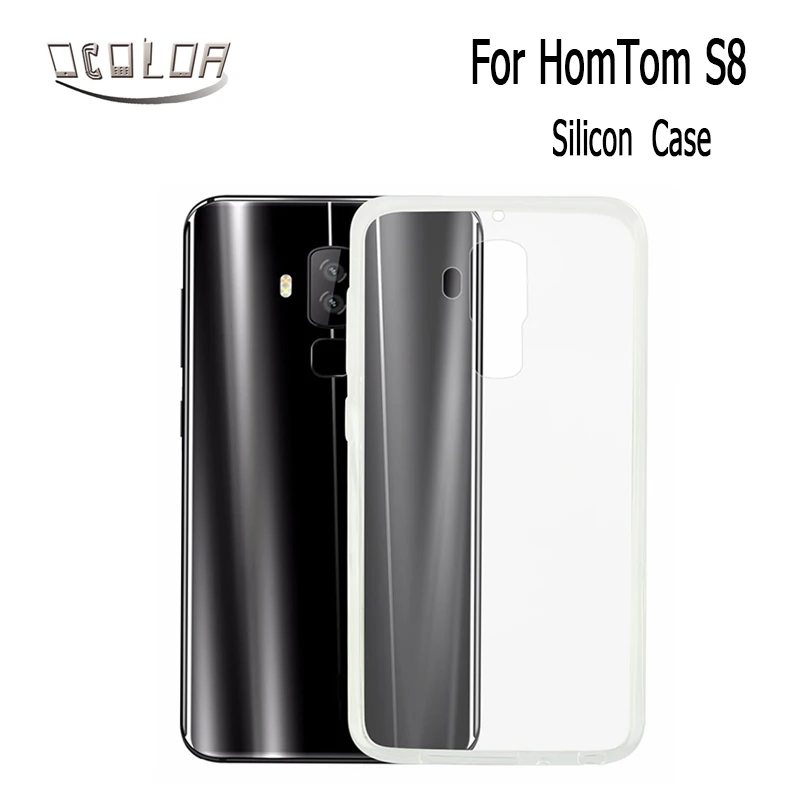 

For Homtom S8 Silicon Case Transparent Anti-knock TPU Back Case Phone Protective Cover For Homtom S8 Mobile Phone Accessories