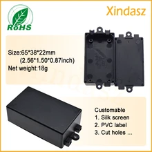 (10pcs/Lot)Free shipping wall mount plastic electronics project box abs plastic enclosure plastic outlet box