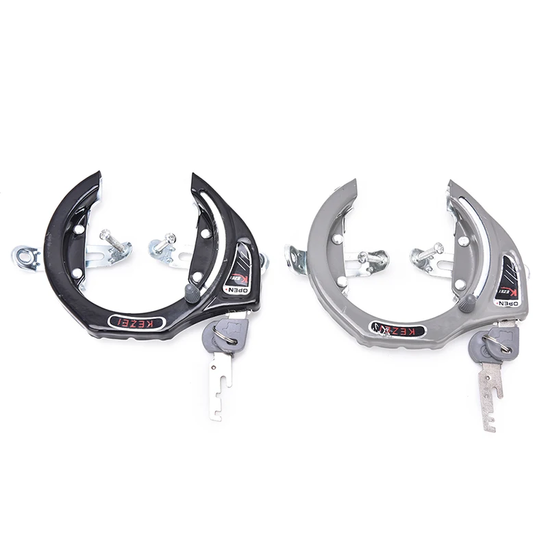 

1pcs grey Black Anti-theft Lock Share Bike MTB Bicycle Locks Bike Lock General Bicycle Horseshoe Claws