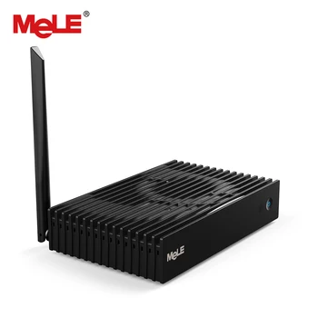 

Intel Celeron J3455 Quad Core Fanless Mini PC Windows 10 Pro MeLE PCG35APO Mini Computer 4GB 32GB HDMI 4K VGA LAN WiFi SSD HDD