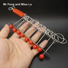 19 см Металл девять Кольца решение головоломки IQ Логические Тесты Классическая Повседневное игрушки подарки детям