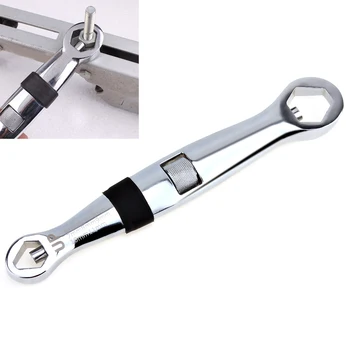 

23pcs/lot Multifunctional Flexible Type Wrench 7 to 19mm Adjustable Wrench Tap Wrench set Polished and chromeTool Accessories