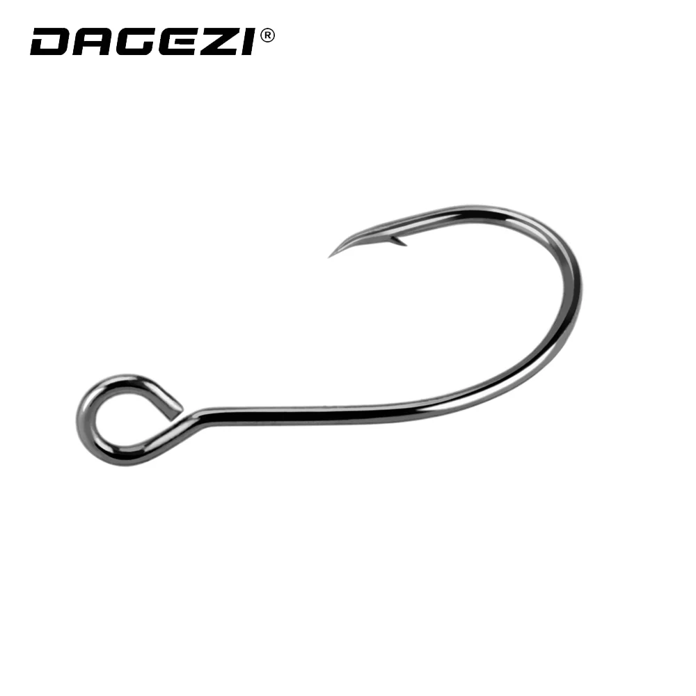 Рыболовный крючок DAGEZI из углеродистой стали 25 шт./лот #4 #12 рыболовные крючки