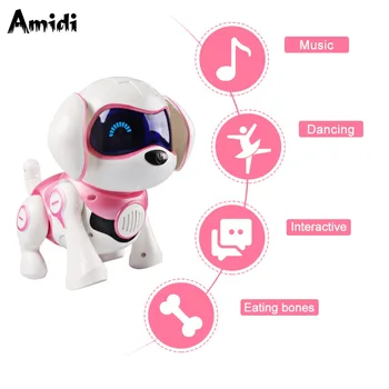 

Intelligent Robot Dog Toy Smart Electronic Pets Dog Kids Toy Cute Puppy Walk Talking Dance Robot Gift Children Birthday Present