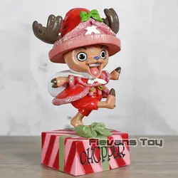 Одна деталь Рождество Тони Чоппер ПВХ рисунок куклы Коллекция Модель игрушка в подарок