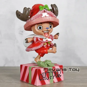 

One Piece Christmas Xmas Tony Tony Chopper PVC Figure Doll Collection Model Toy Gift