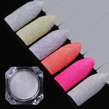 1 г сахар красочный голографический блестящий для ногтей порошок дизайн ногтей Красота летний Декор Маникюр пигмент ногтей порошок пыль советы