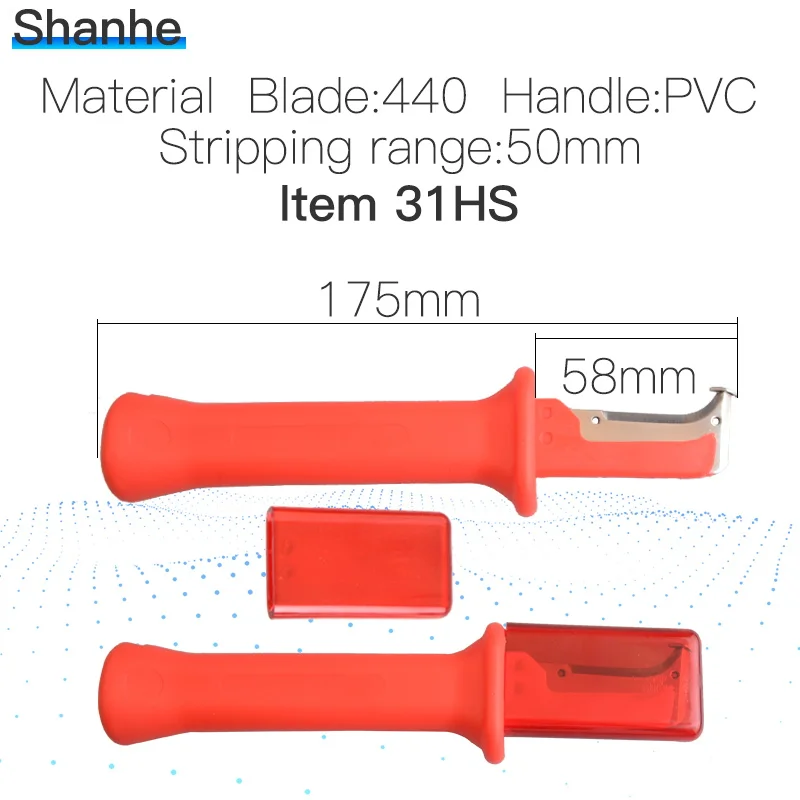 Нож для зачистки проводов 31HS в немецком стиле|stripping tool|cable knifeknife wire |