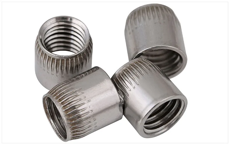304 stainless steel conical nut M6 M8 M10 M12 nut expansion knurling