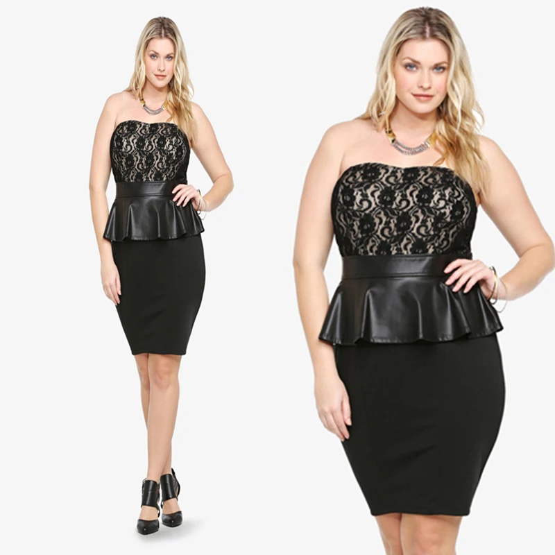 Dream Vine женское офисное кружевное платье с цветочным рисунком и баской Vestidos из