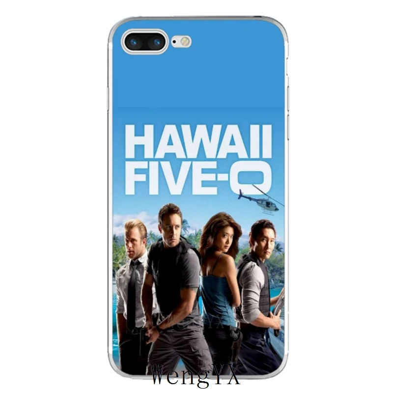 Тонкий Силиконовый ТПУ мягкий чехол для телефона TV hawaii five o iPhone X 8 8plus 7 7plus 6 6s plus 5 5s