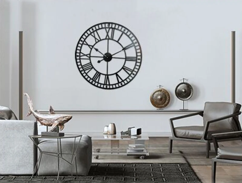 big clock wall mirror wall clock (5)