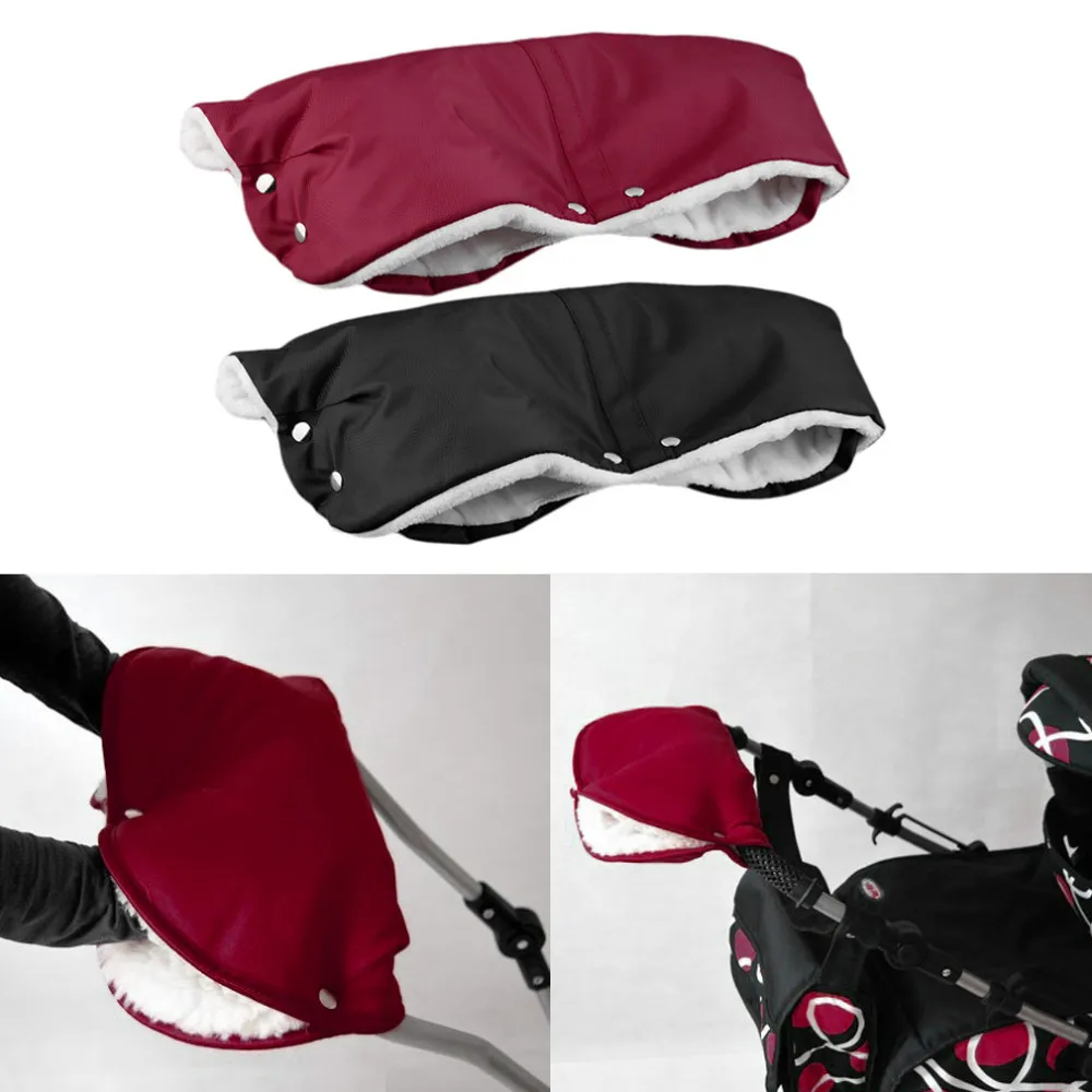 Новые зимние теплые перчатки COZIME аксессуары для колясок антифриз хлопок муфта для мамы детская коляска тележка-Органайзер