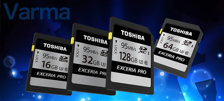 Toshiba exceria pro SD карта N401 SD флэш-карта SD карта памяти UHS-I U3 32 Гб 64 Гб 128 Гб класс 10 4K UltraHD SDHC SDXC