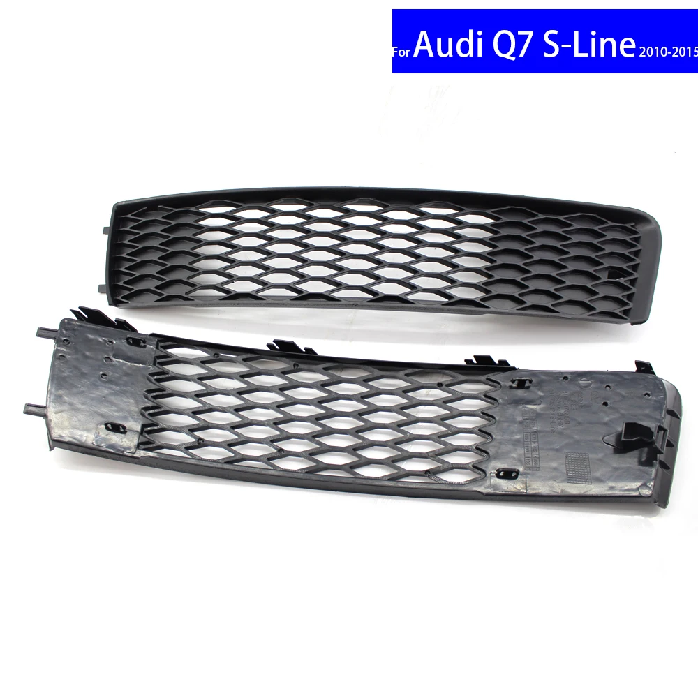 Car Front Side Bumper Center Lower Vent Grille Grills for Audi Q7 S