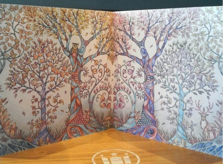 Aliexpress Buy 2015 Enchanted Forest An Inky Quest Coloring Book For Children Adult Relieve Stress Kill Time Graffiti Painting Drawing Books From