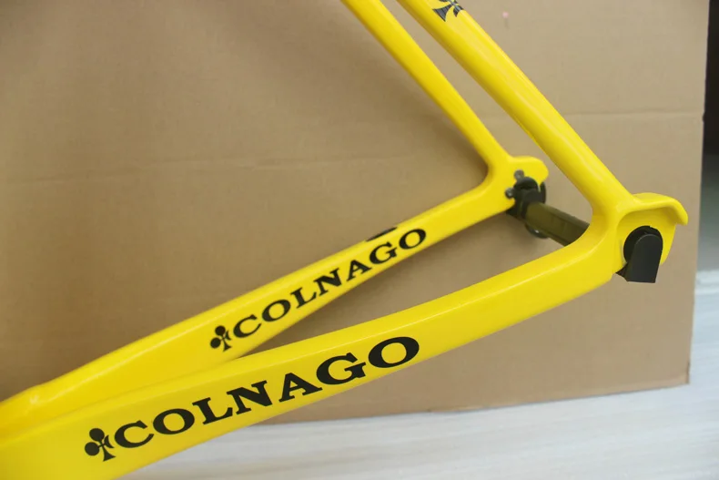 Colnago C60 шоссейная велосипедная Рама красный черный белый углеродное волокно велосипедная Рама+ подседельный штырь+ вилка+ зажим+ гарнитура