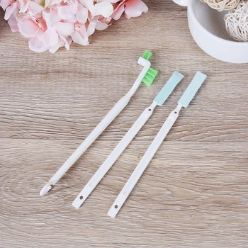 

3Pcs/Set Bottle Long Handle Clean Brush Wash Cup Brush Set Sink Slot Clean Small Brush Kitchen